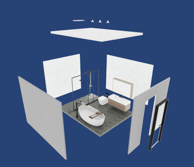 Bathroom installation example 1